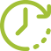 Imagen de un reloj con manecillas